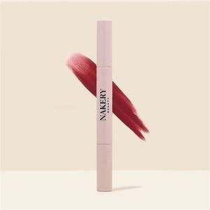 NAKERY NIB PLUMParadise Lip Peptide Color Drench in BERRY WILD/DUSTY ROSE!